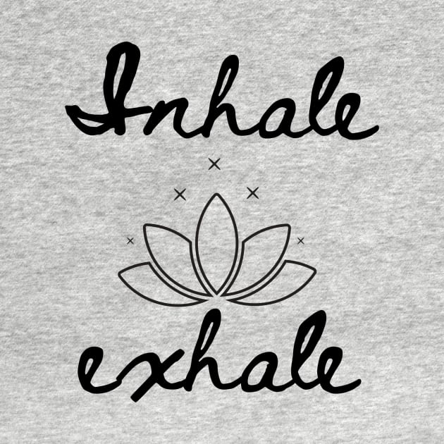 Inhale, exhale......yoga sayings. by DestinationAU